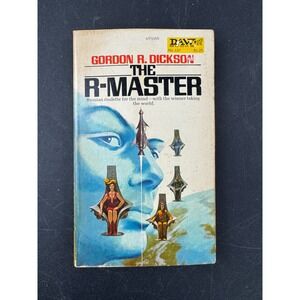 The R Master Gordon R Dickson 1975 Paperback Science Fiction Book UY1155